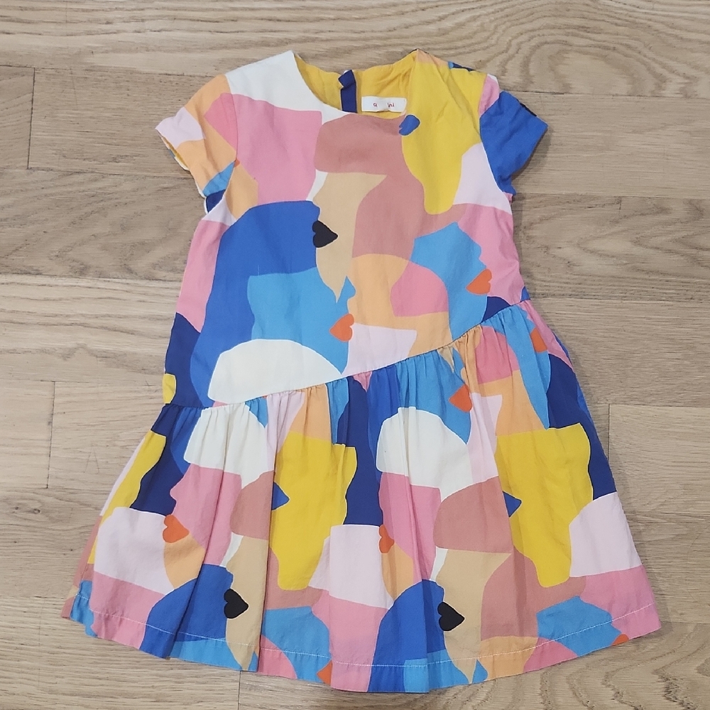 Catimini Multicolor Abstract Kids Dress